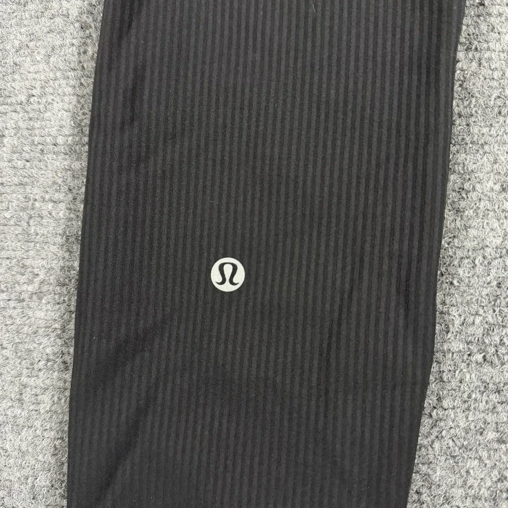 Lululemon Wunder Train High Rise Crop Leggings Womens 4 Black 23